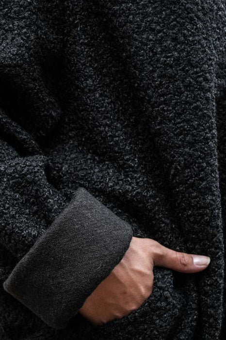 Veste à capuche noire - Taille unique