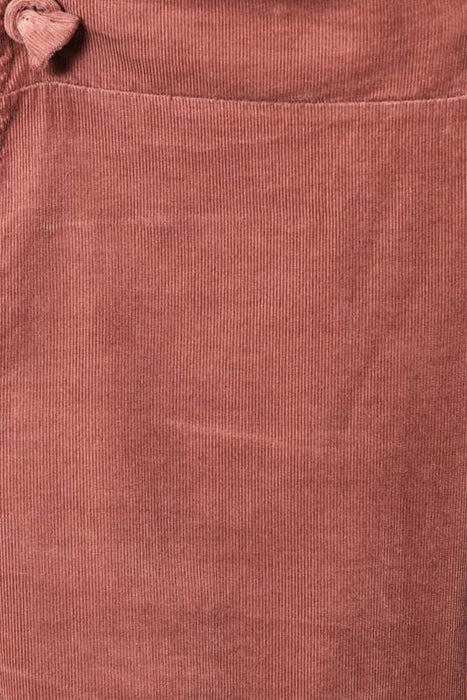 Salopette Manchester en coton rouille - Taille unique