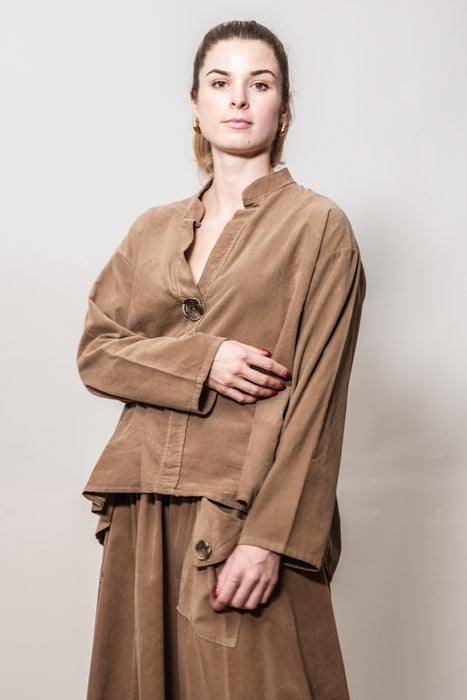 Chemisier Manchester marron clair - taille unique