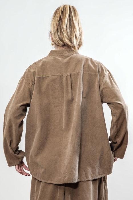 Chemisier Manchester marron clair - taille unique