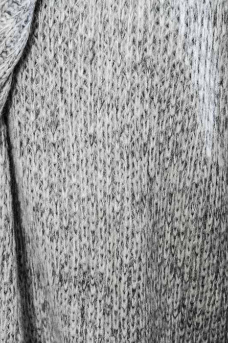 Knitted sweater grey/white - One Size