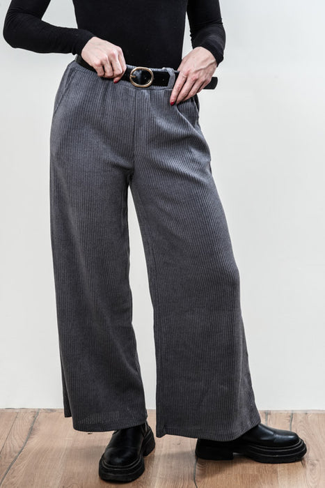 Manchester trousers cotton with belt grey - One Size
