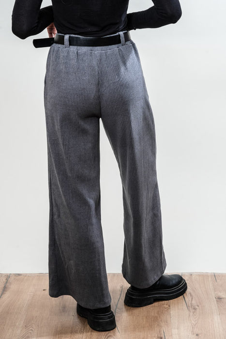 Manchester trousers cotton with belt grey - One Size