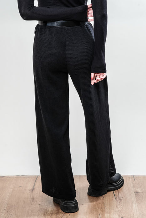 Manchester trousers cotton with belt black - One Size