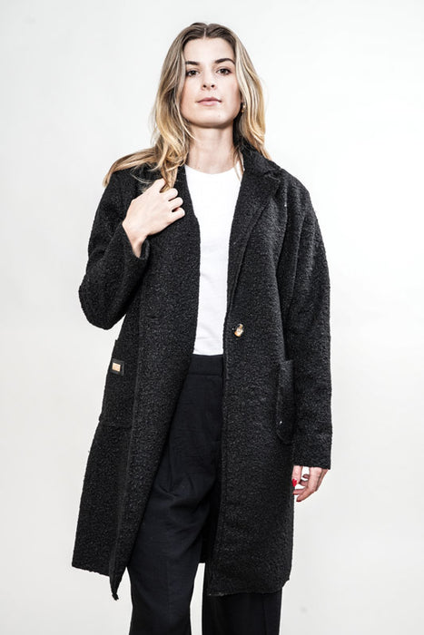 Manteau polyester noir - taille unique
