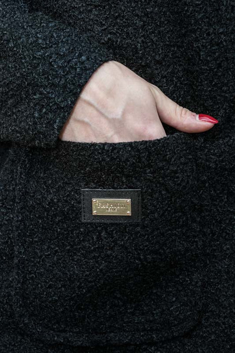 Manteau polyester noir - taille unique