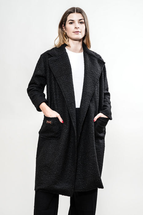 Manteau polyester noir - taille unique
