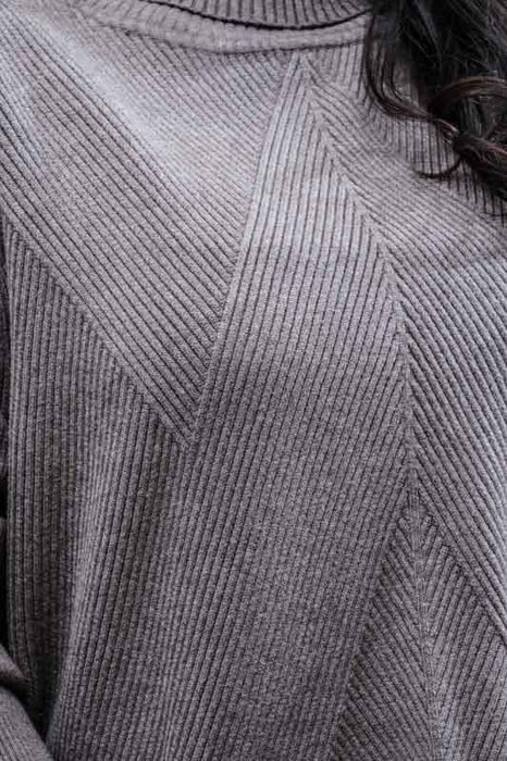 Pull viscose/nylon taupe - Taille unique