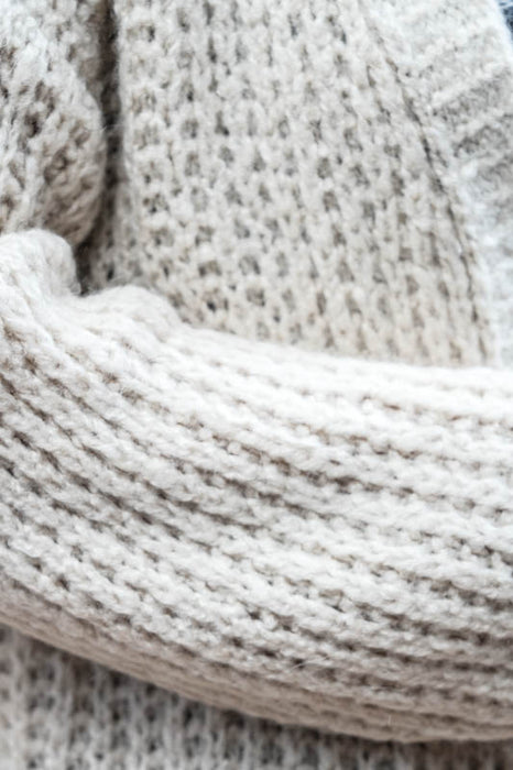 Long beige cardigan - One Size