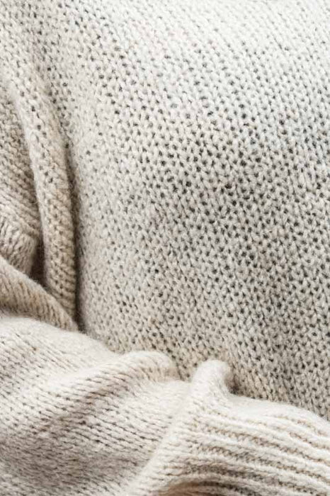 Pull en maille beige - Taille unique