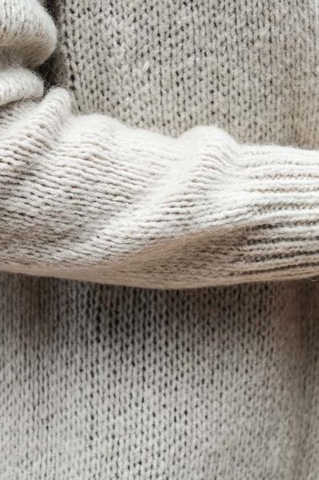 Cardigan long à capuche beige - Taille unique