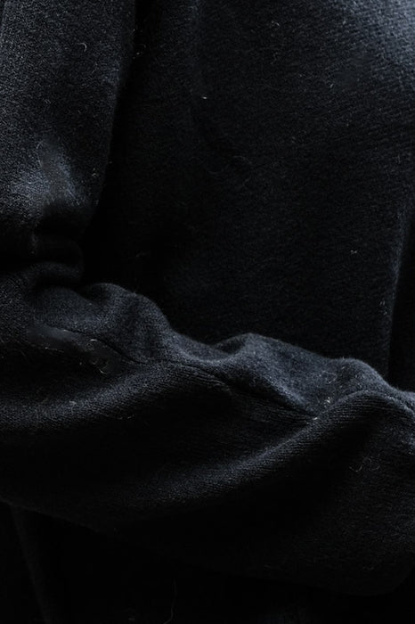 Pull tricoté viscose/nylon noir - Taille unique