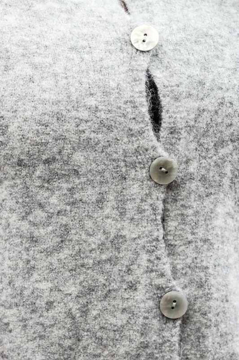Cardigan court gris clair - Taille unique