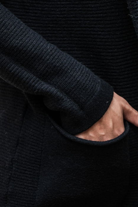 Veste à capuche noire - Taille unique