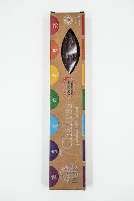 Herbio 100% natural 7 Chakra incense sticks 25g
