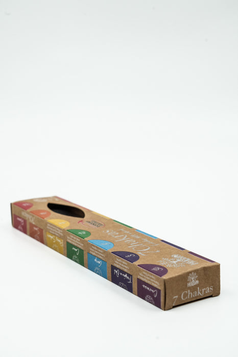 Herbio 100% natural 7 Chakra incense sticks 25g