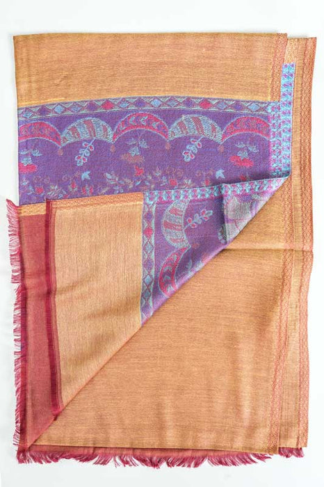 Scarf silk/viscose elephants assorted 75x200 cm