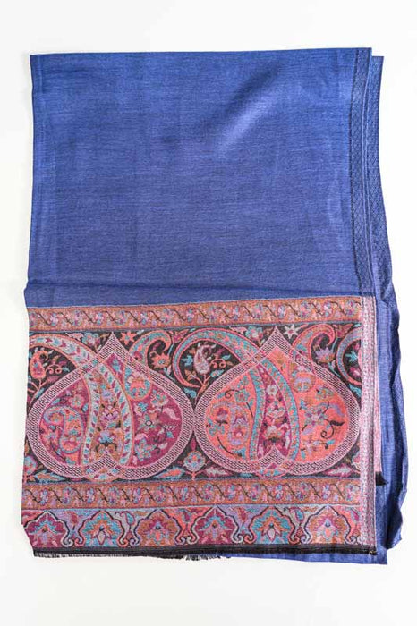 Schal Seide/Viskose Paisleymuster assortiert 75x200 cm