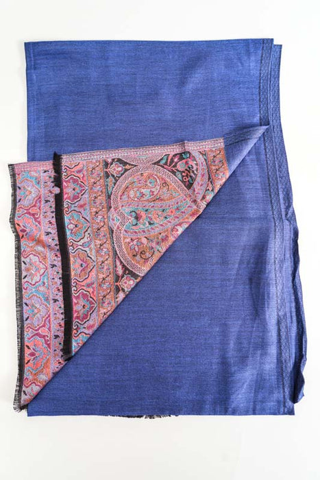 Schal Seide/Viskose Paisleymuster assortiert 75x200 cm