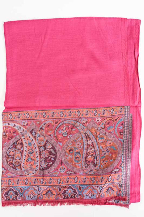 Scarf silk/viscose paisley pattern assorted 75x200 cm