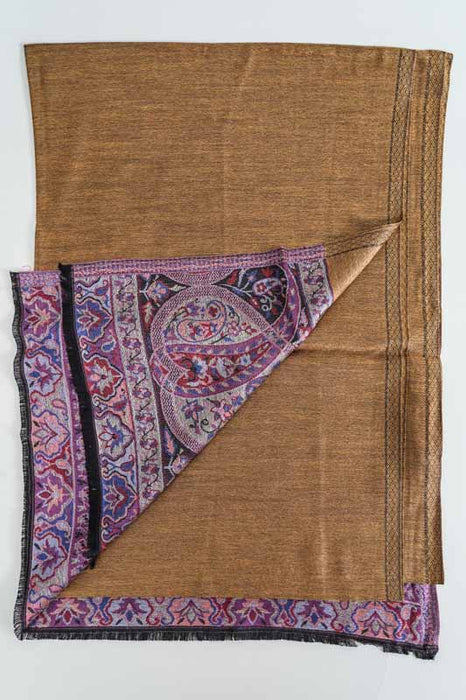 Scarf silk/viscose paisley pattern assorted 75x200 cm