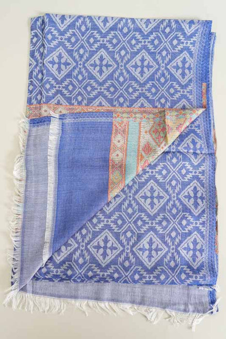 Schal Seide/Viskose gemustert 75x200 cm