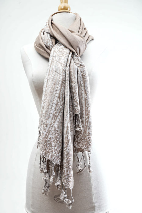 Schal Viskose Paisleymuster assortiert  65x200 cm