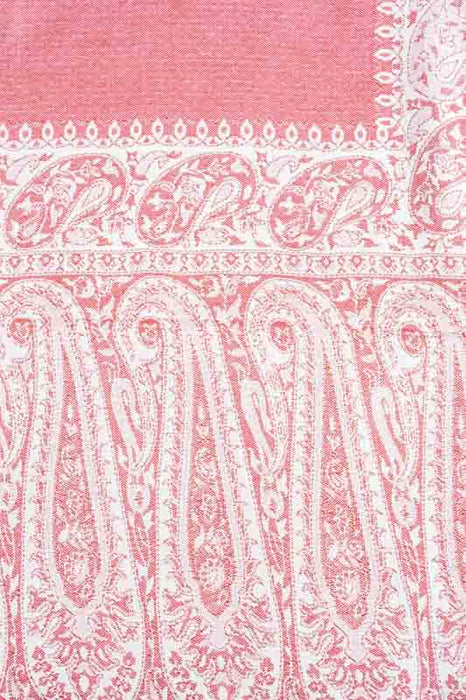 Écharpe en viscose à motif cachemire assortie 65x200 cm