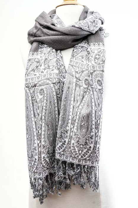 Schal Viskose Paisleymuster assortiert  65x200 cm