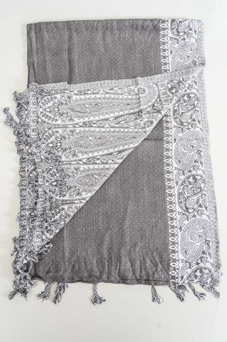 Schal Viskose Paisleymuster assortiert  65x200 cm