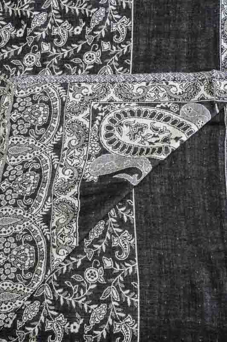 Écharpe en viscose à motif cachemire assortie 65x200 cm