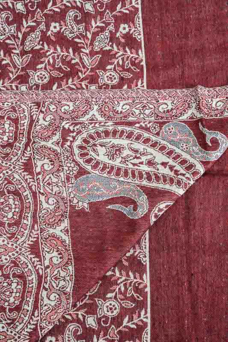 Écharpe en viscose à motif cachemire assortie 65x200 cm