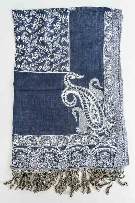 Schal Viskose Paisleymuster assortiert  65x200 cm