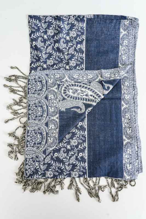 Schal Viskose Paisleymuster assortiert  65x200 cm