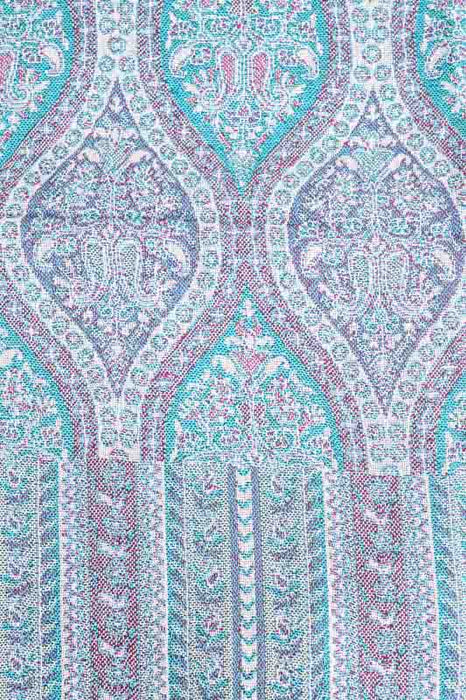 Écharpe en viscose à motif cachemire assortie 65x200 cm