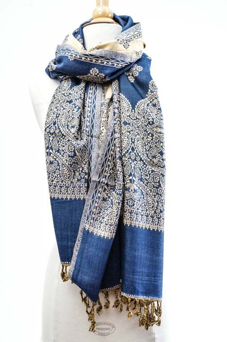 Écharpe en viscose à motifs 65x200 cm