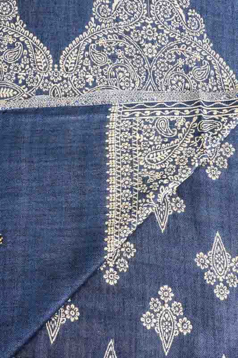 Écharpe en viscose à motifs 65x200 cm