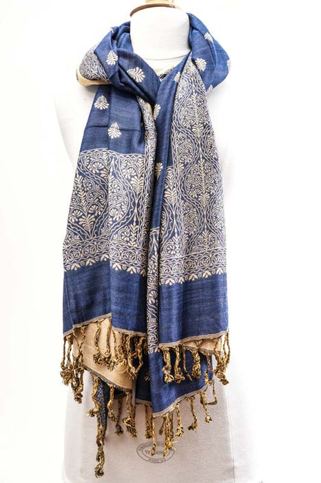 Schal Viskose gemustert 65x200 cm