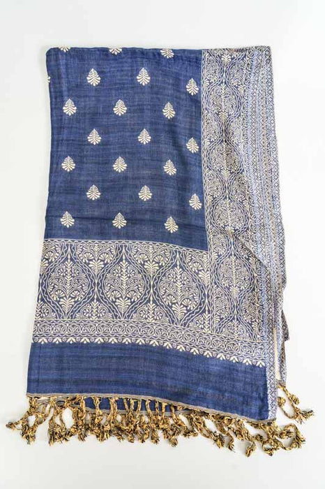 Schal Viskose gemustert 65x200 cm