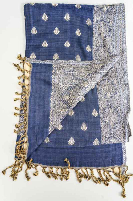 Schal Viskose gemustert 65x200 cm