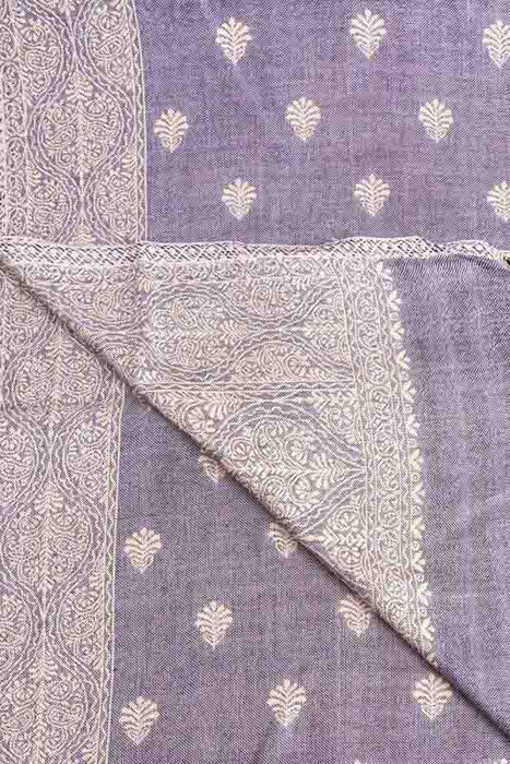 Patterned viscose scarf 65x200 cm