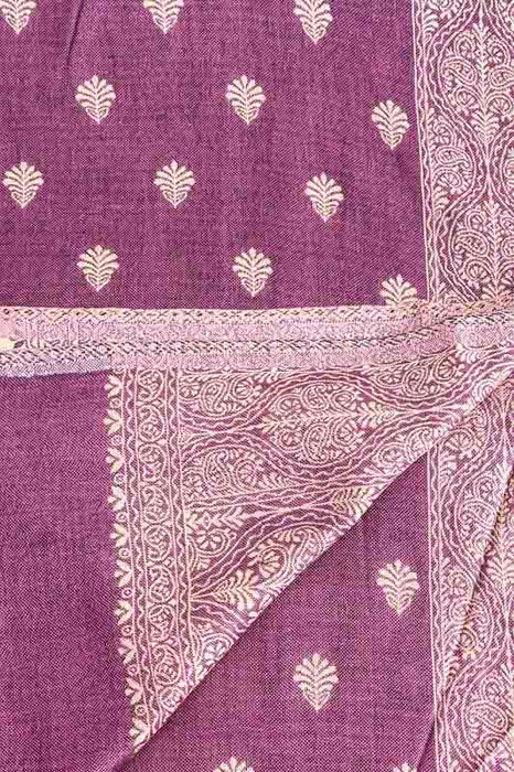 Patterned viscose scarf 65x200 cm