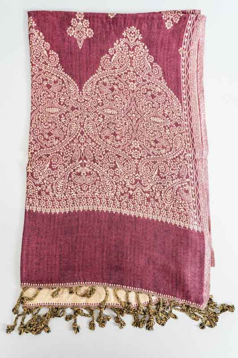 Écharpe en viscose à motifs 65x200 cm