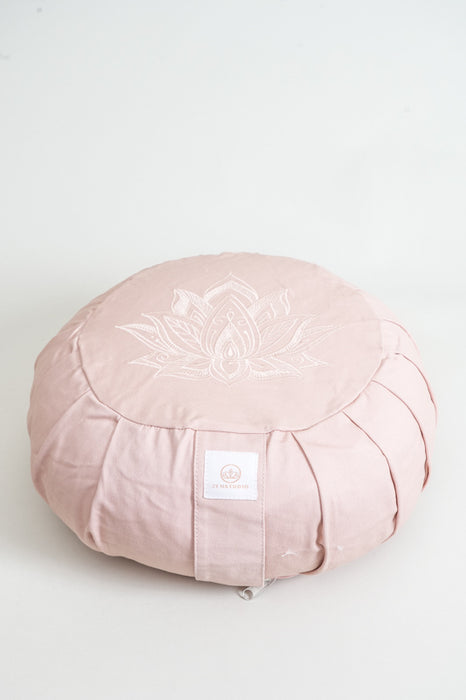Meditation cushion pumpkin lotus flower old pink 30x30x15cm