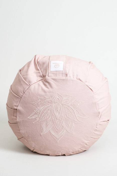 Meditation cushion pumpkin lotus flower old pink 30x30x15cm