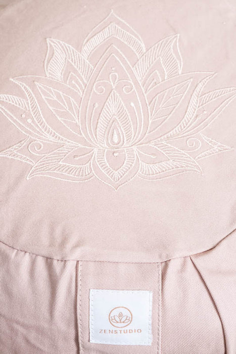 Meditation cushion pumpkin lotus flower old pink 30x30x15cm