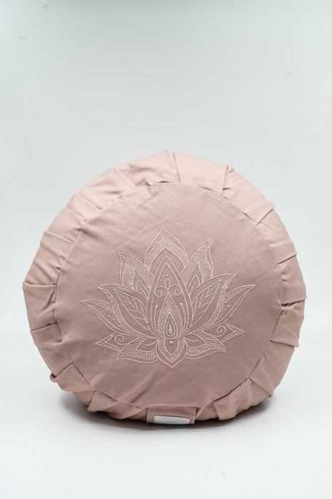 Meditation cushion pumpkin lotus flower old pink 30x30x15cm