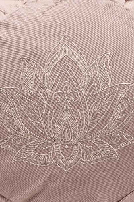 Meditation cushion pumpkin lotus flower old pink 30x30x15cm