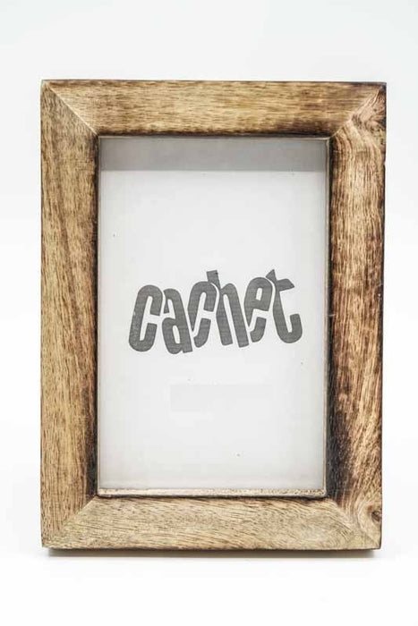 Photo frame mango wood dark 13.5x18.5cm