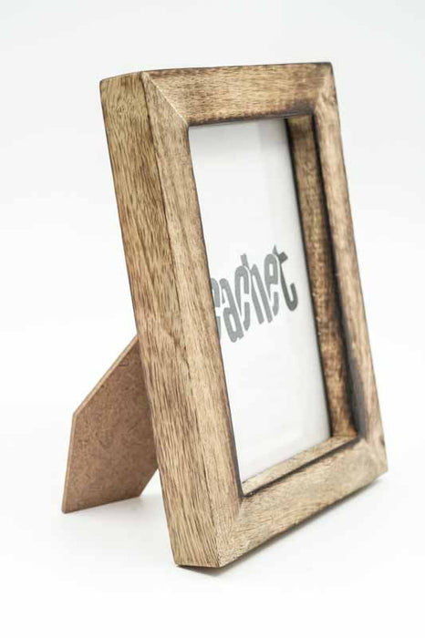 Photo frame mango wood dark 13.5x18.5cm